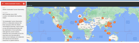 Map of global UN Tourism 