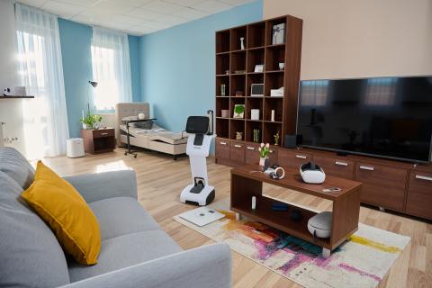 Smart senior room called at.home in Szombathely, Hungary