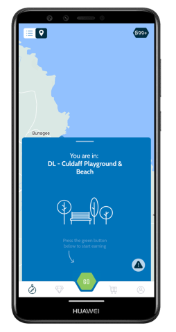 Image of app on phone