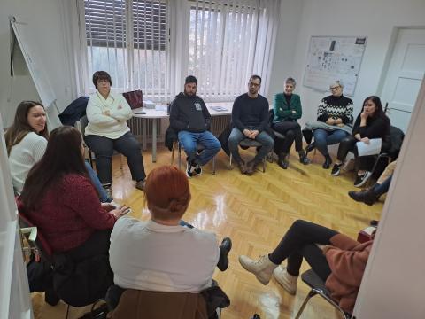 The participants enjoy at the workshop of PONI program