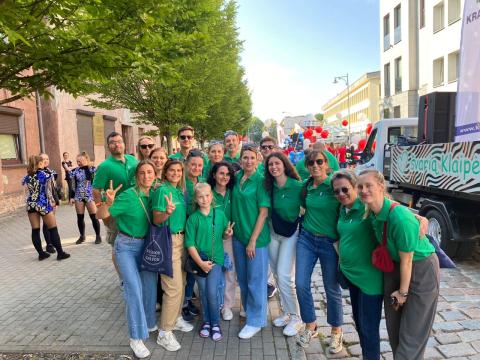 MINEV partners at the meeting in Klaipeda Group of people representing MINEV