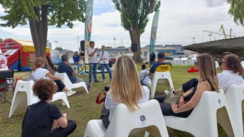 MINEV partners in an awareness workshop in Klaipeda Group of people in a workshop