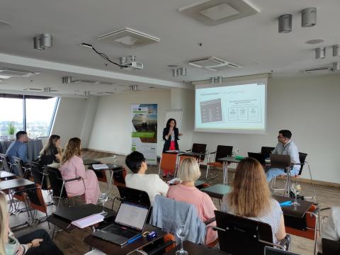 MINEV partners at the meeting in Klaipeda Group of people in a meeting room