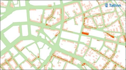 map of Tallinn map of Tallinn