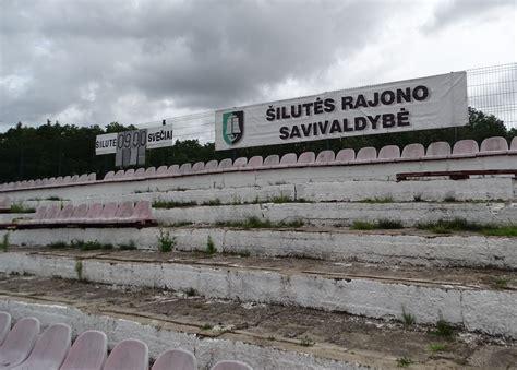 Silute stadium tribune before reconstruction