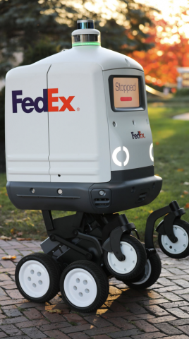 FedEx zero-emission electric vehicles. 