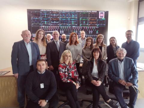 Energy management system room at the University of Technology in Kielce, Poland, Local Stakeholders Meeting 2