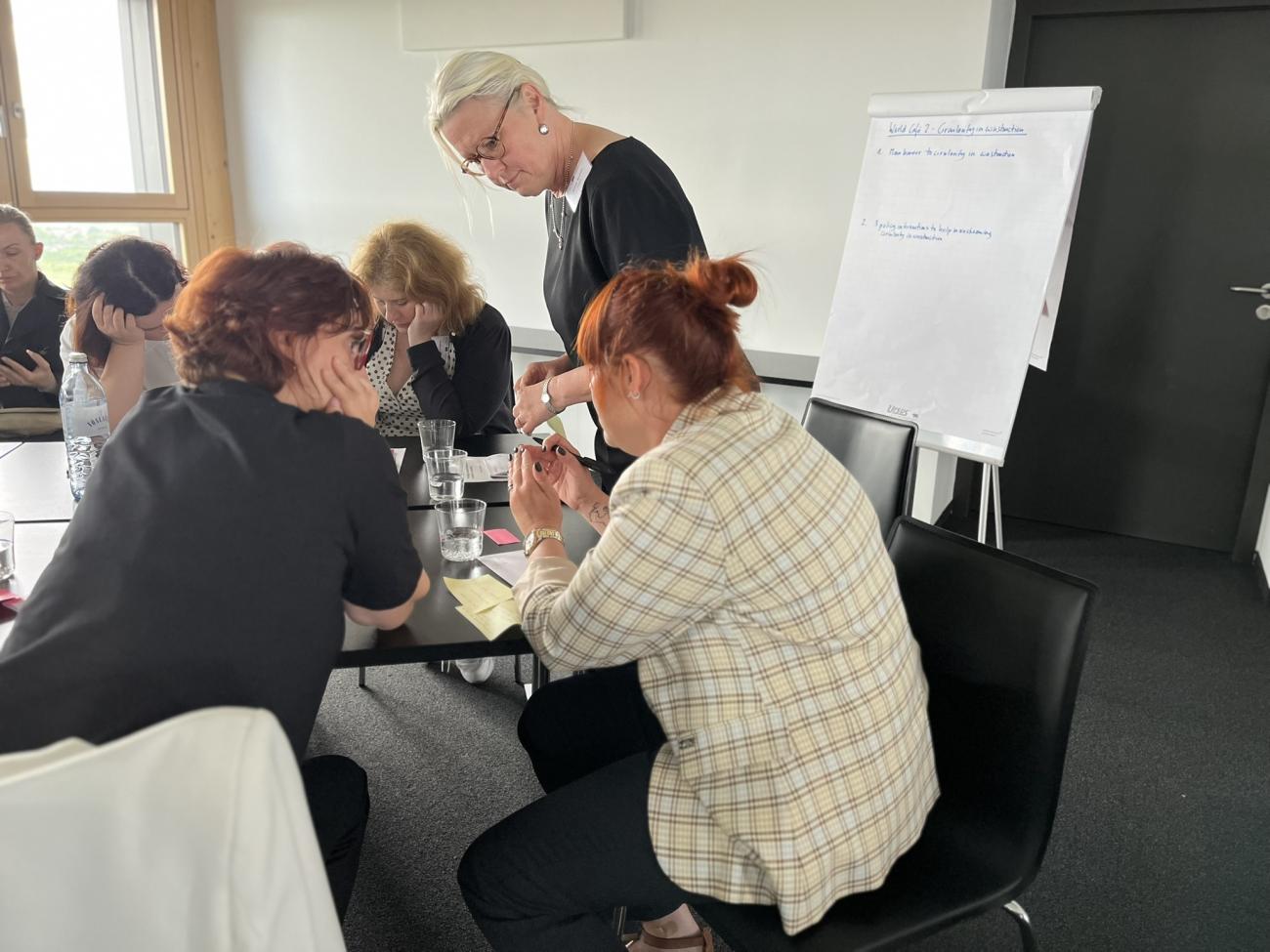 a roundtable with people speaking 