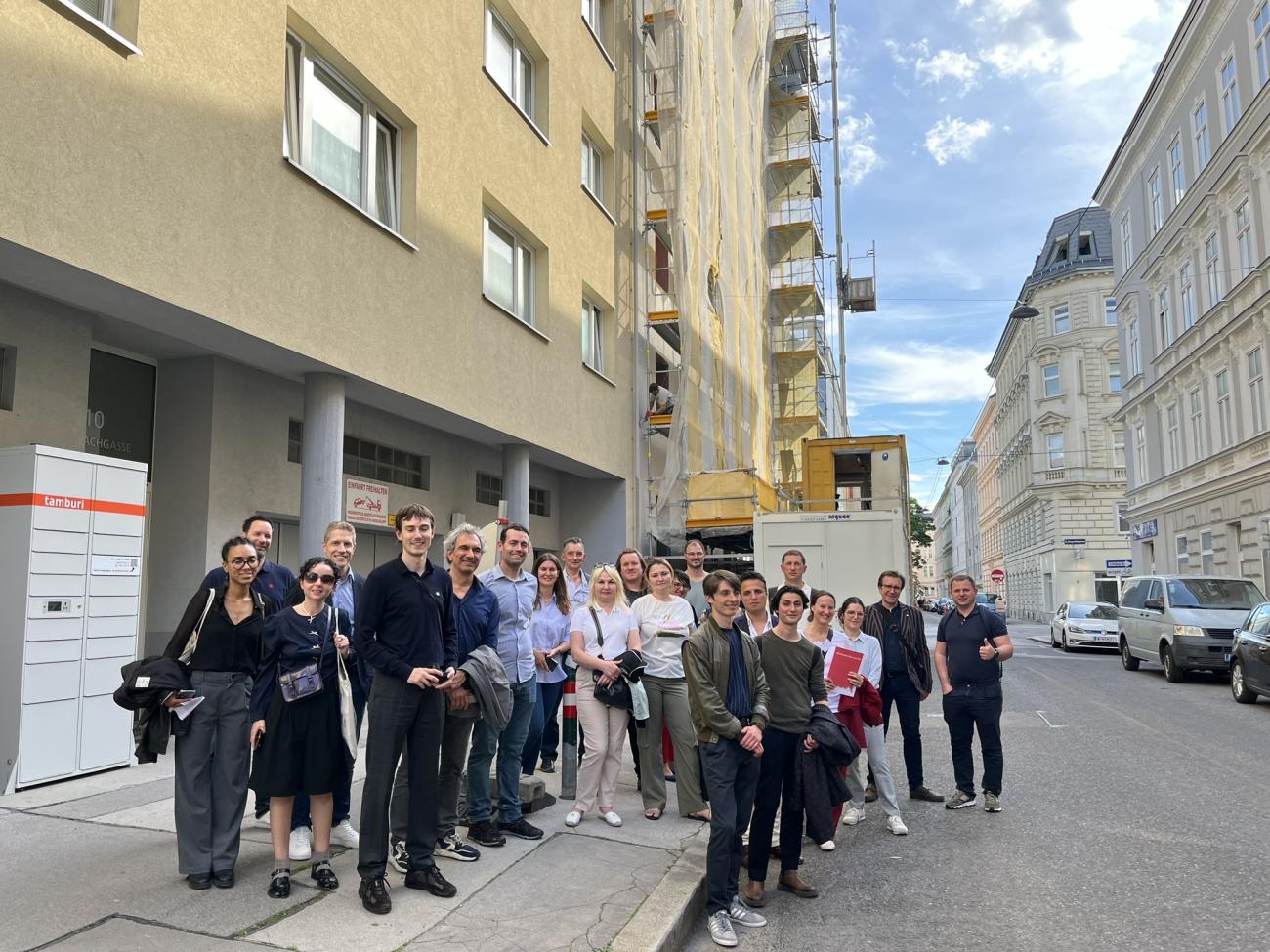 Group picture from study visit in Vienna 