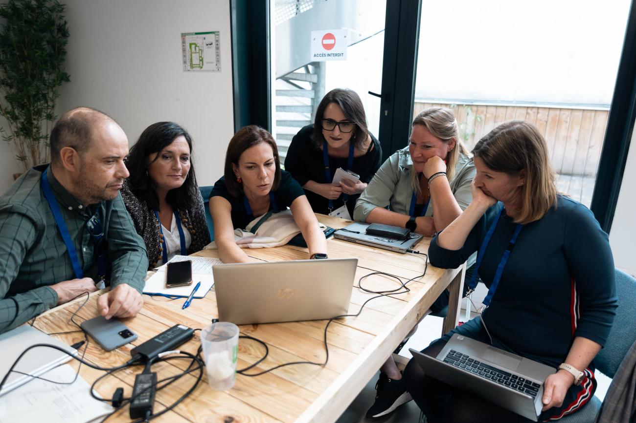 Project training days 2023 took place in Lille on 26-28 September workshop participants working on an exercise