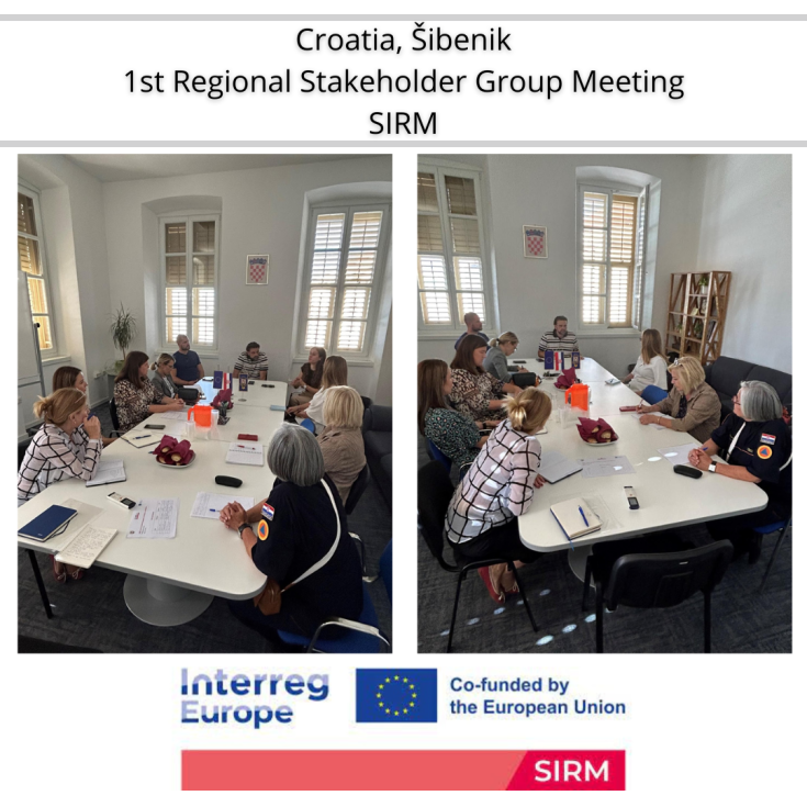 1st Regional Stakeholder Group Meeting in Šibenik Two photos of people attending the meeting.