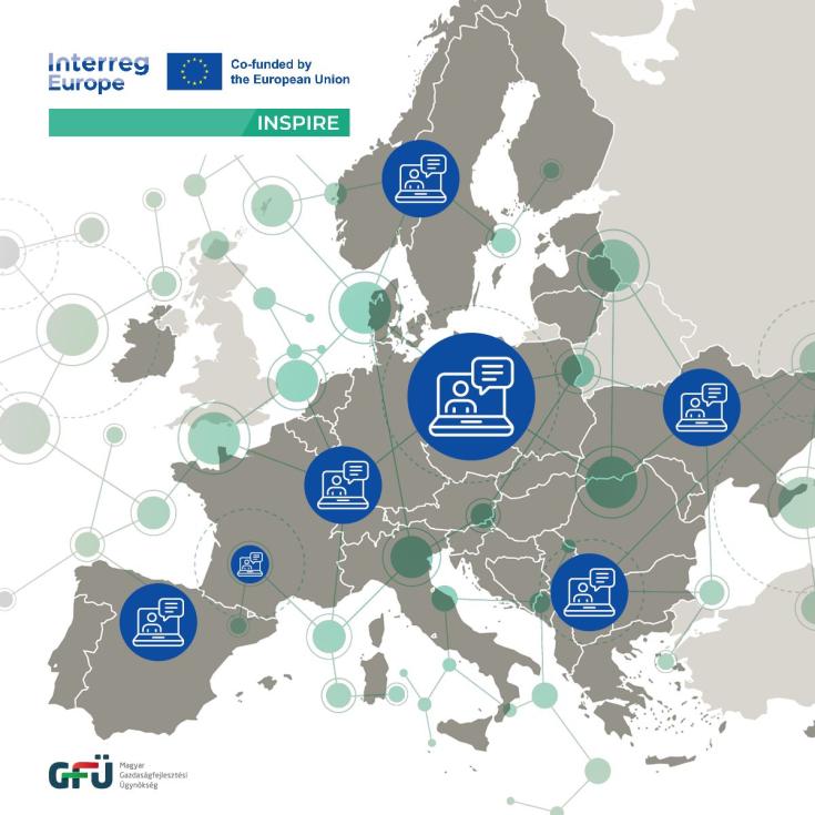  Interreg Europe brings together different parts of Europe to exchange knowledge. 