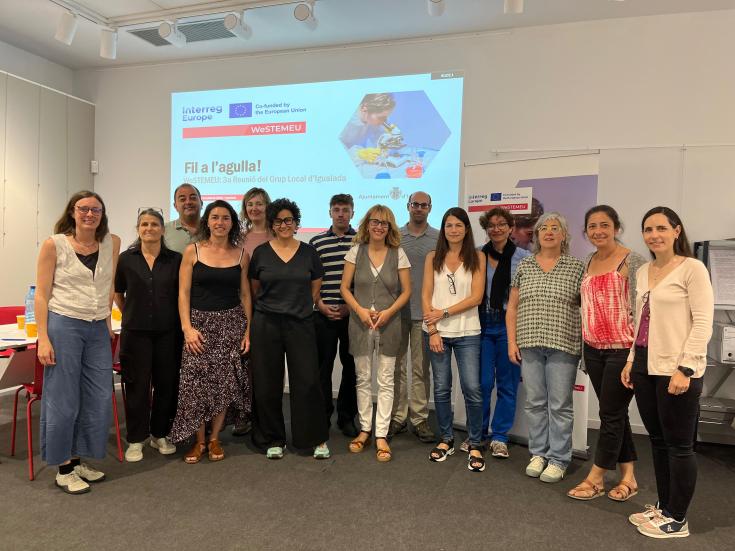 The European project WeSTEMEU continues its course with the third local group meeting in Igualada The European project WeSTEMEU continues its course with the third local group meeting in Igualada