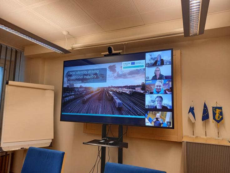 Image from the hybrid stakeholder meeting held in päijät häme Hybrid meeting held in päijät häme