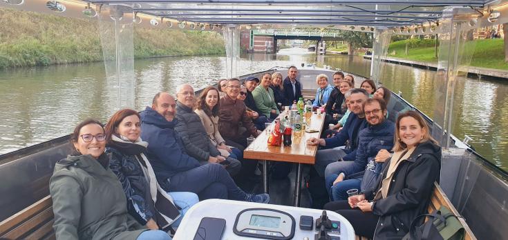 people on the boat