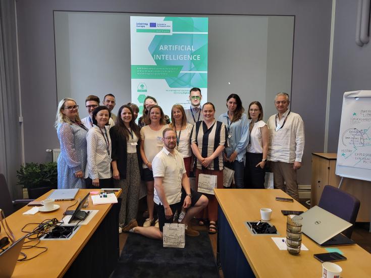 Partners of AI4Citizens A group photo of AI4Citizens partners at the end of the meeting.