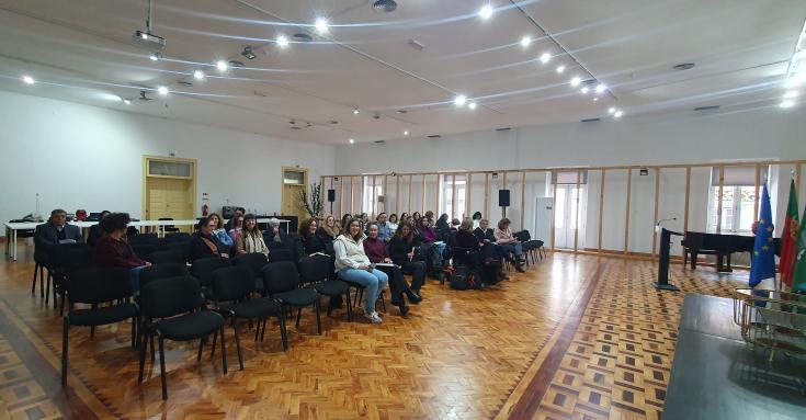 Local stakeholders gathered in a working session at Casino Fundanense during the Involvim Local Group Meeting. 
