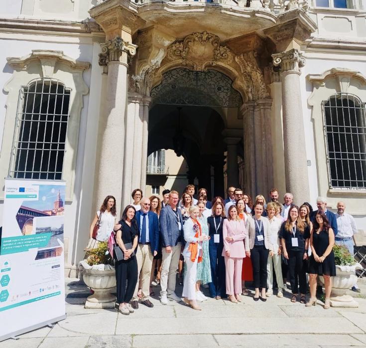 CHARME project partners and stakeholders during the first interregional meeting in Pavia
