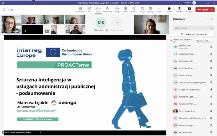 presentation stakeholder meeting mazovia