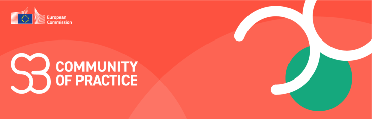S3 Community of Practice Banner S3 CoP with red backgrouund