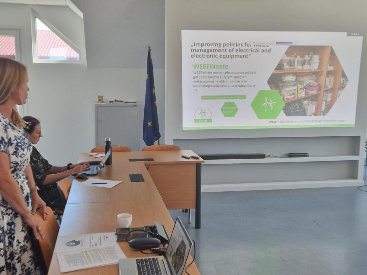 Presentation of WEEEWaste project progress