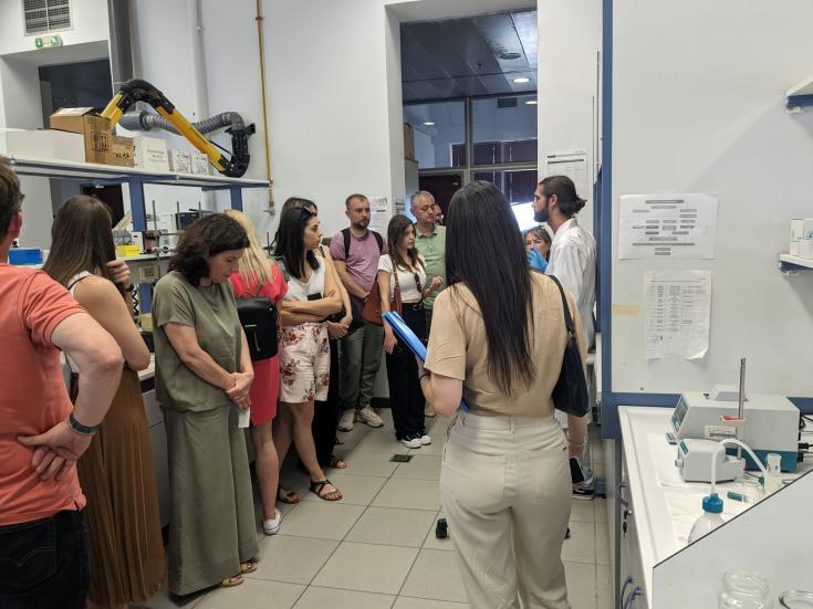 The Laboratory of Medicinal Chemistry and Pharmacognosy at the University of Patras hosted the project partners for their second on-site visit to Patras. The Laboratory of Medicinal Chemistry and Pharmacognosy at the University of Patras hosted the project partners for their second on-site visit to Patras.