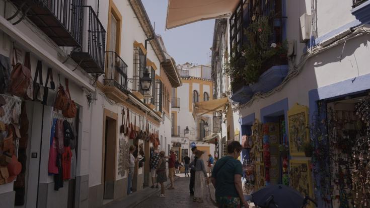 Streetscape in Spain