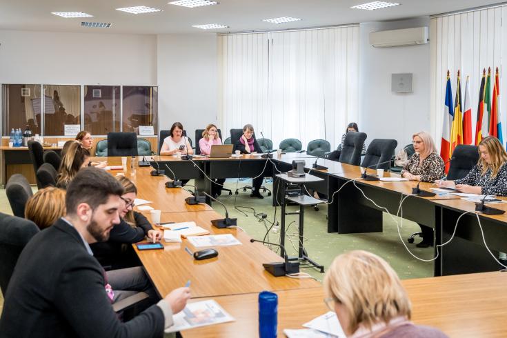 stakeholders meeting in Bucharest stakeholders meeting participants at the meeting in an official situation