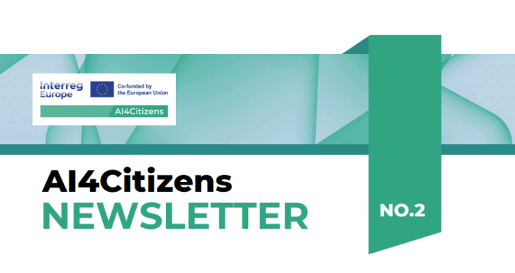 AI4Citizens 2nd newsletter The project and funding organisation logo, and logo text from the second newsletter.