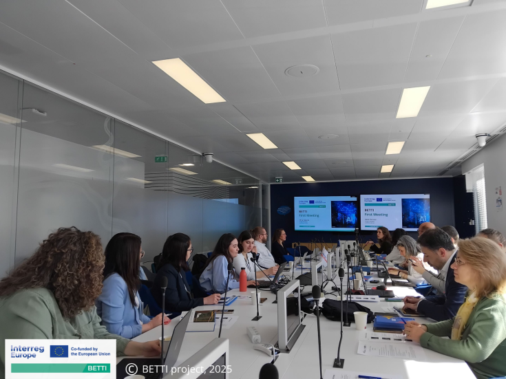 BETTI partners kick-off discussions in the meeting room