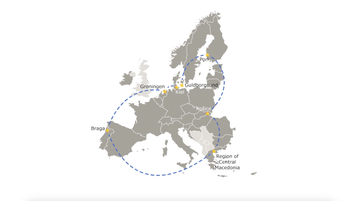 You see the map of Europe.