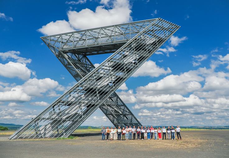 BiodIvErSe Consortium on top of coal heap Durhamel next to the Saarpolygon