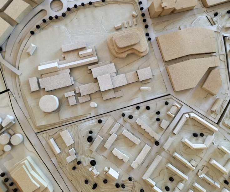 City planning maquette City planning maquette