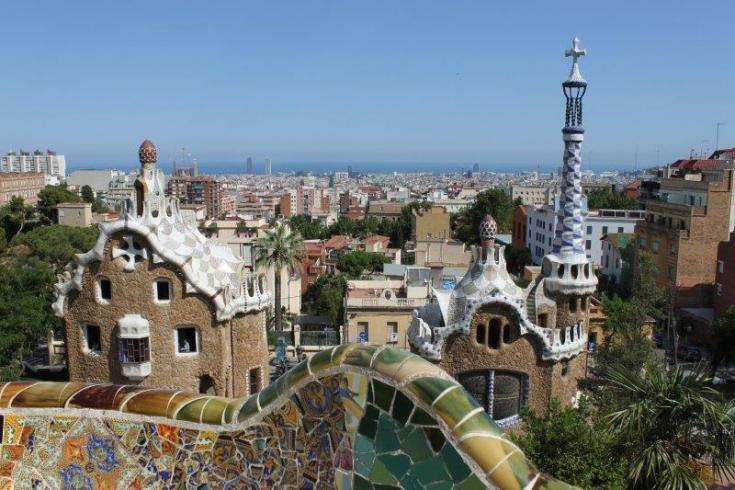 Panoramic view of Barcelona Panoramic view of Barcelona