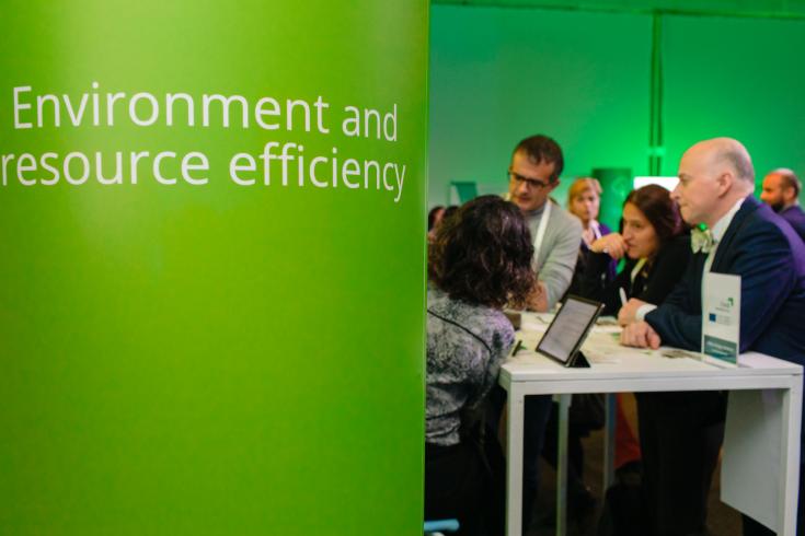 Environment and resource efficiency booth