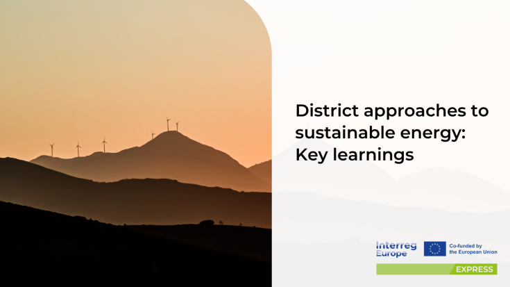 District approaches to sustainable energy: Key learnings District approaches to sustainable energy: Key learnings