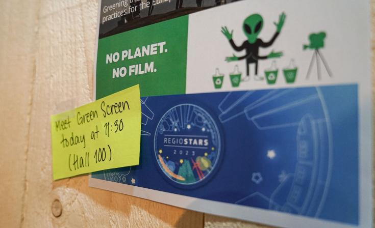 Poster of Green Screen project's entry into the 2023 RegioStars awards Poster of Green Screen project's entry into the 2023 RegioStars awards