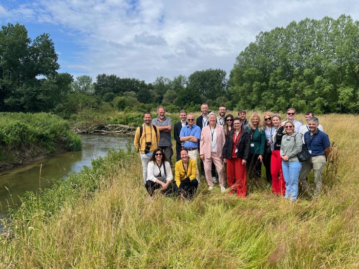 Group photo River restoration and blue-green infrastructure in Alba lulia Group photo River restoration and blue-green infrastructure in Alba lulia