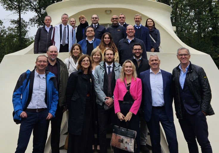 Group photo of peer review in Brandenburg