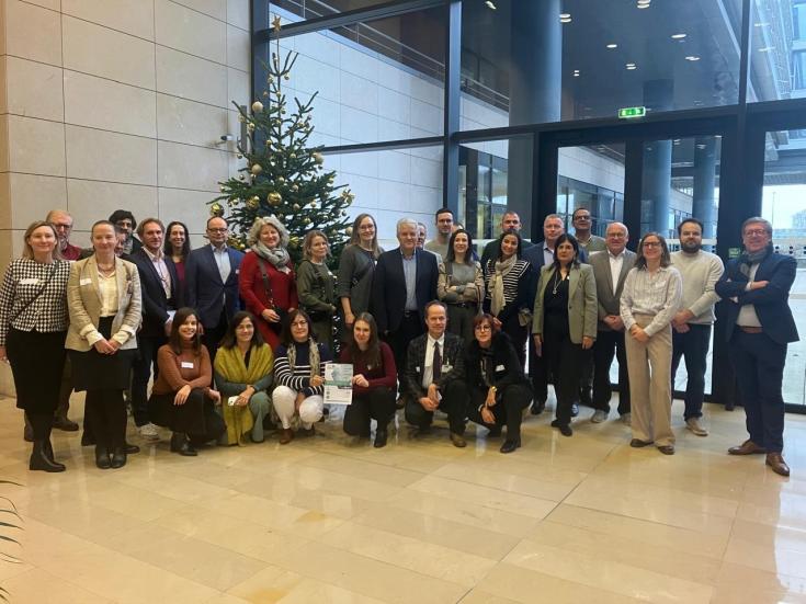 On the picture we see project partners at the meeting 