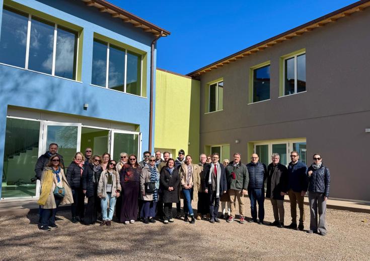 Group of attendees at interregional event 