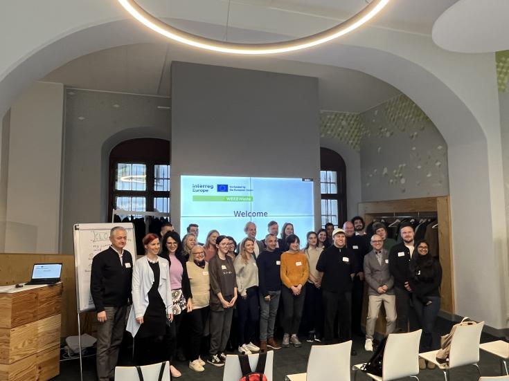 WEEEWaste consortium during 3rd interregional event in Leipzig, Germany