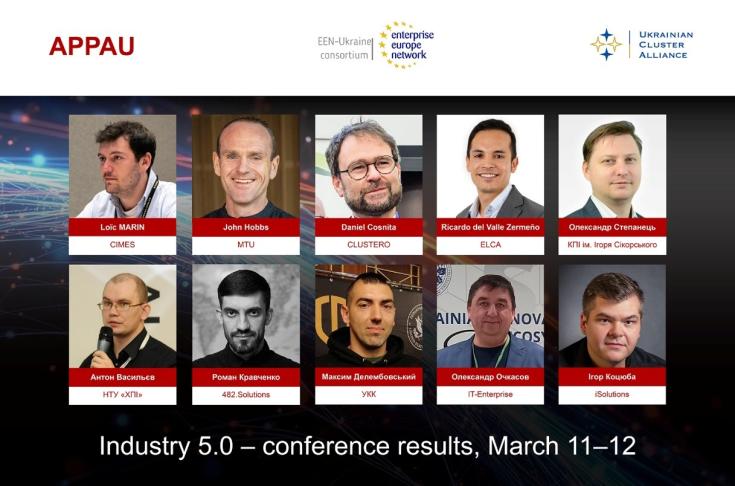 Keynote Speakers at Ukraine's Industry 5.0 Conference, held on March 11-12