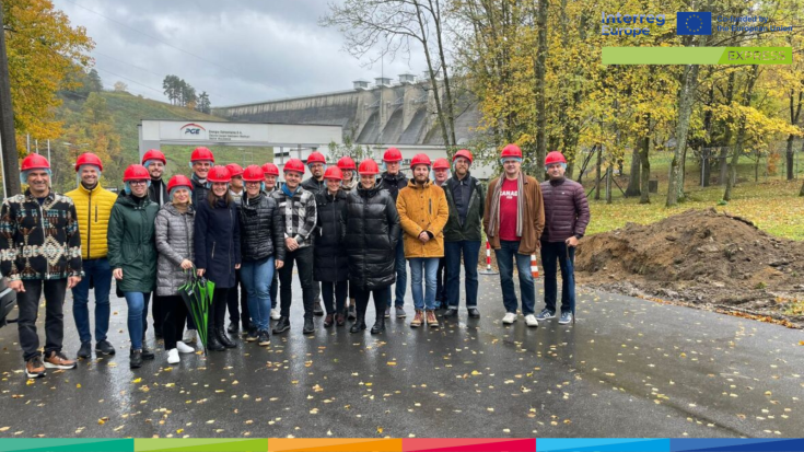 EXPRESS project partners in hydroelectric power plant in Solina EXPRESS project partners in hydroelectric power plant in Solina