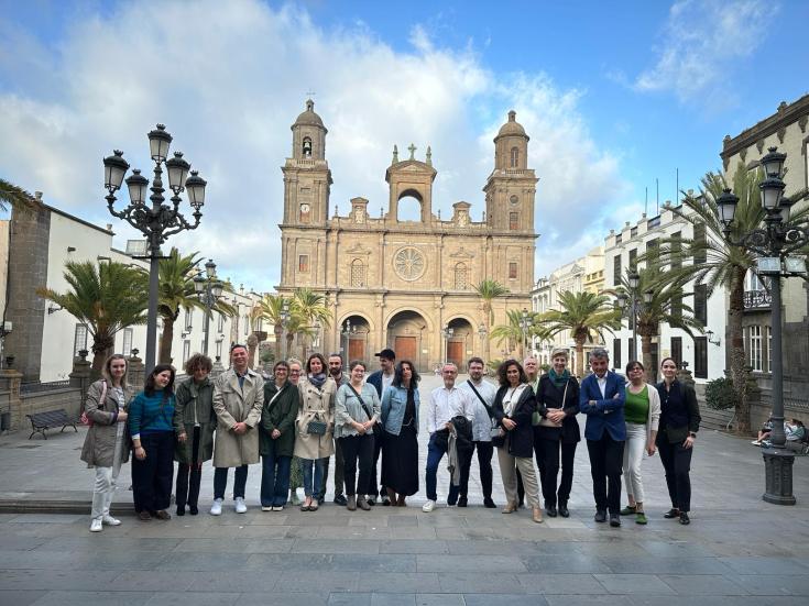 Partners at the second interregional thematic seminar in Las Palmas