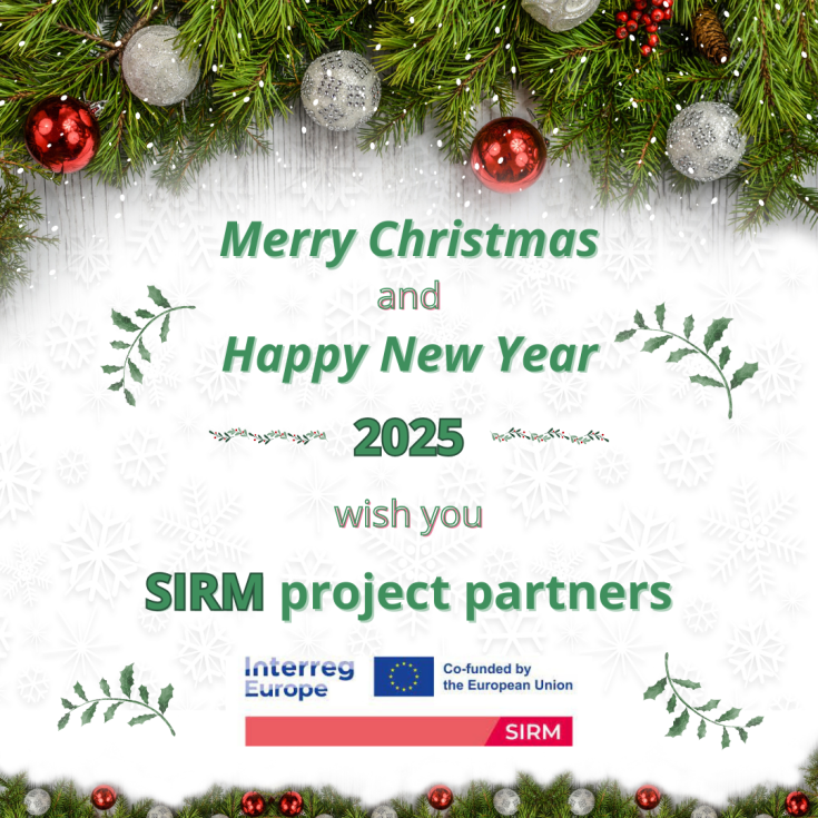 Merry Christmas and Happy New Year 2025 wish you SIRM project partners