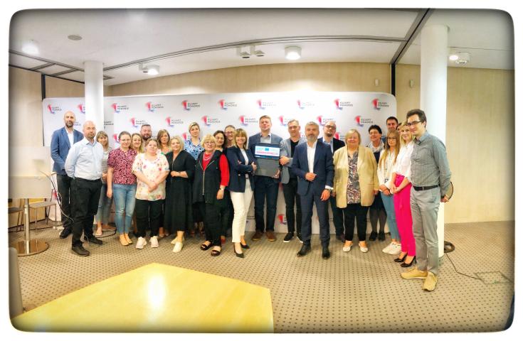 LSG from Kujawsko-Pomorskie Voivodeship The photo shows the participants of the first meeting of the local stakeholder group of the CARES project.