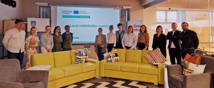 Representatives of Enter Koprivnica, City of Koprivnica and local stakeholders in a presentation room.
