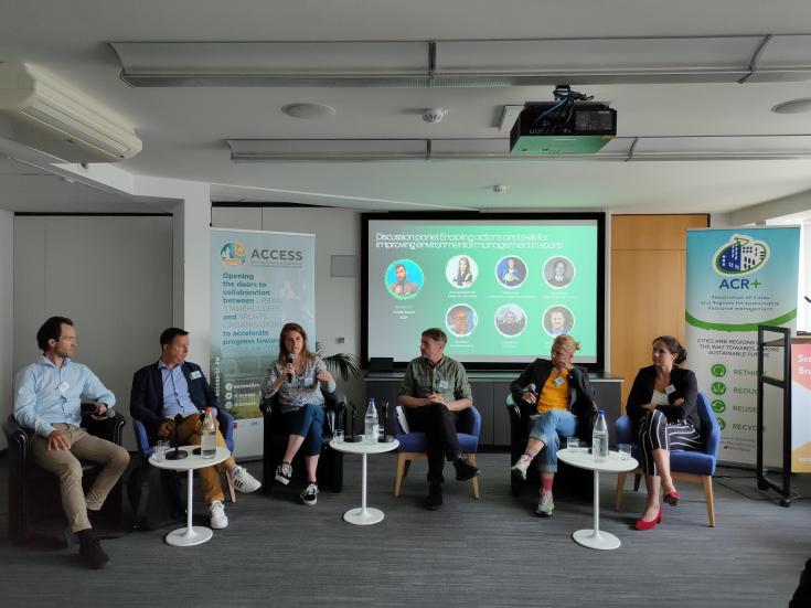 Expert panel during an event