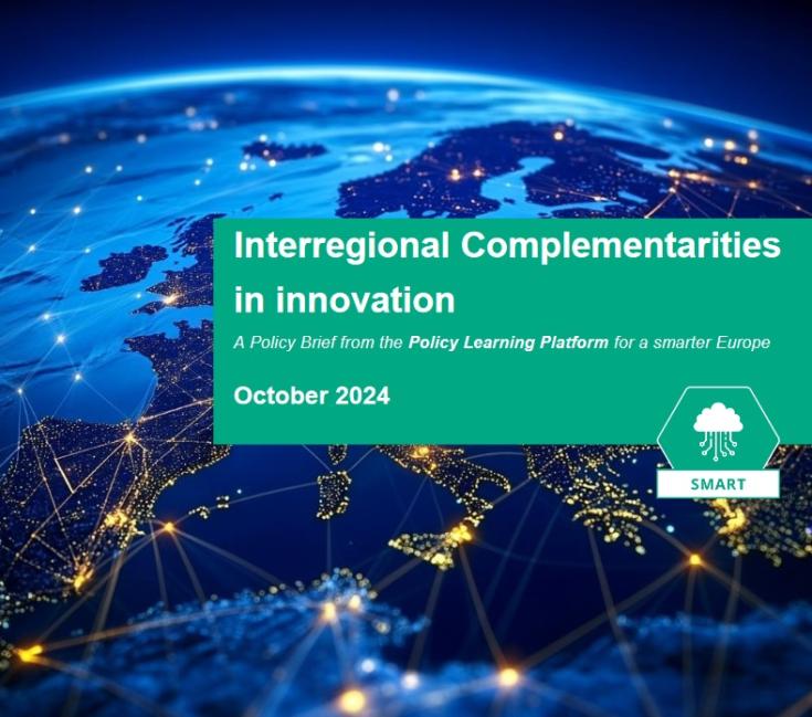 On the picture we see a world globe with logo of Smart Europe from Interreg Europe 